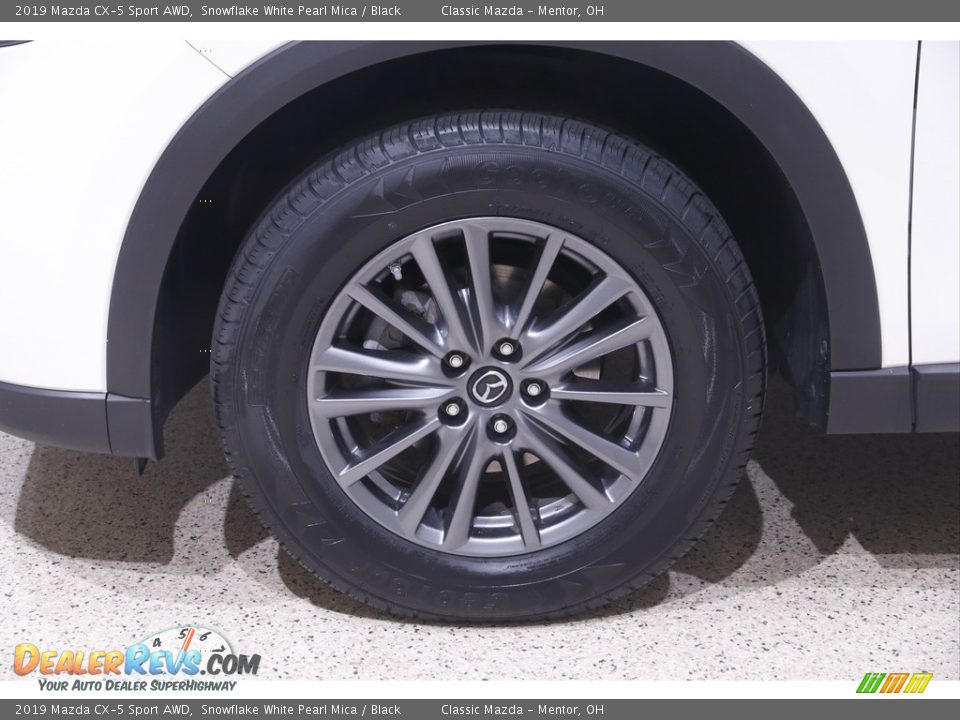2019 Mazda CX-5 Sport AWD Snowflake White Pearl Mica / Black Photo #19