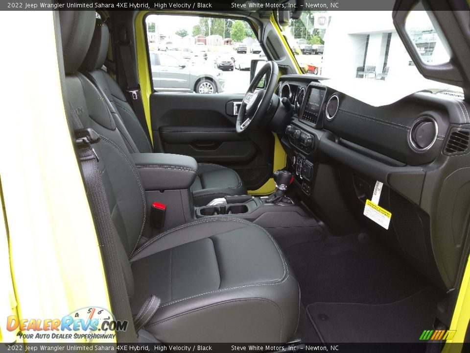 Front Seat of 2022 Jeep Wrangler Unlimited Sahara 4XE Hybrid Photo #22