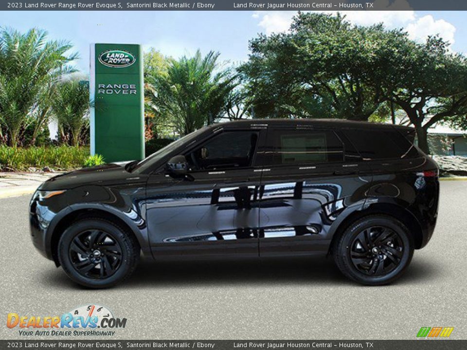 Santorini Black Metallic 2023 Land Rover Range Rover Evoque S Photo #6