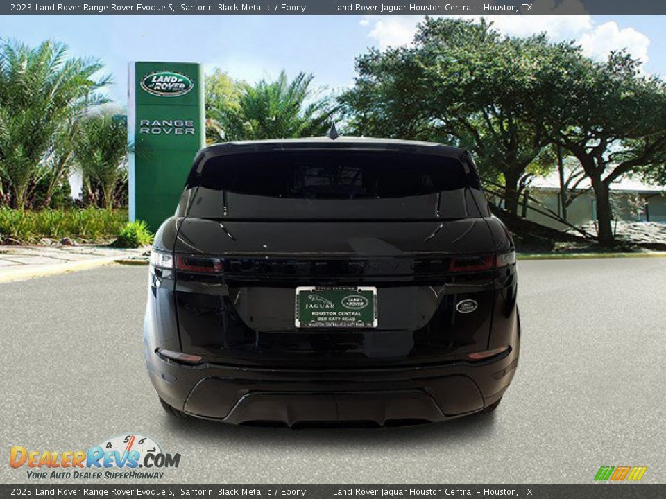 2023 Land Rover Range Rover Evoque S Santorini Black Metallic / Ebony Photo #7