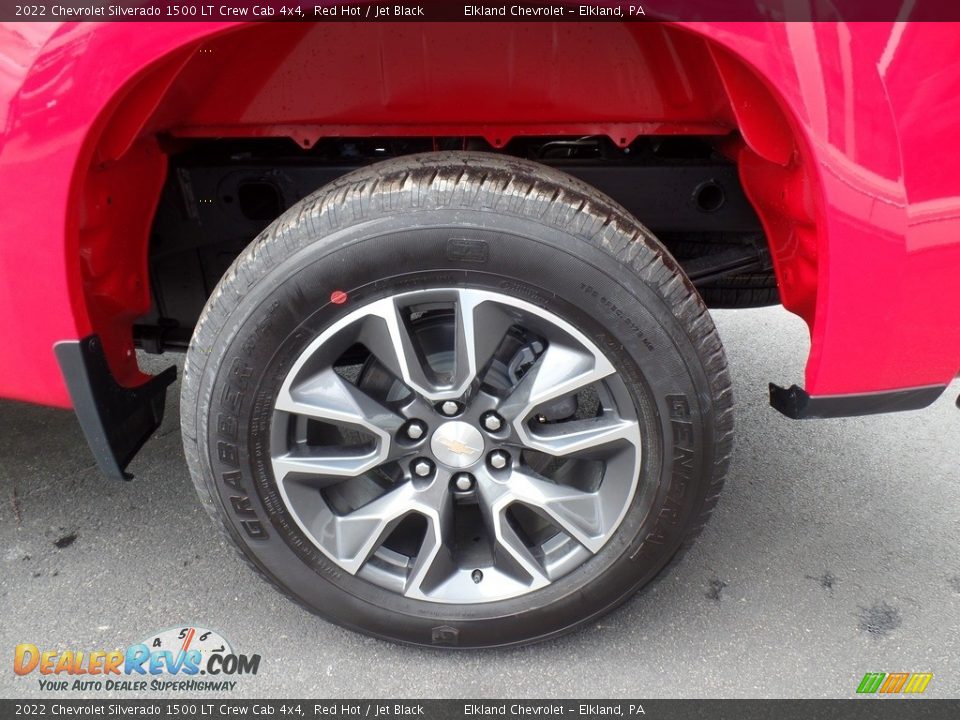 2022 Chevrolet Silverado 1500 LT Crew Cab 4x4 Red Hot / Jet Black Photo #11