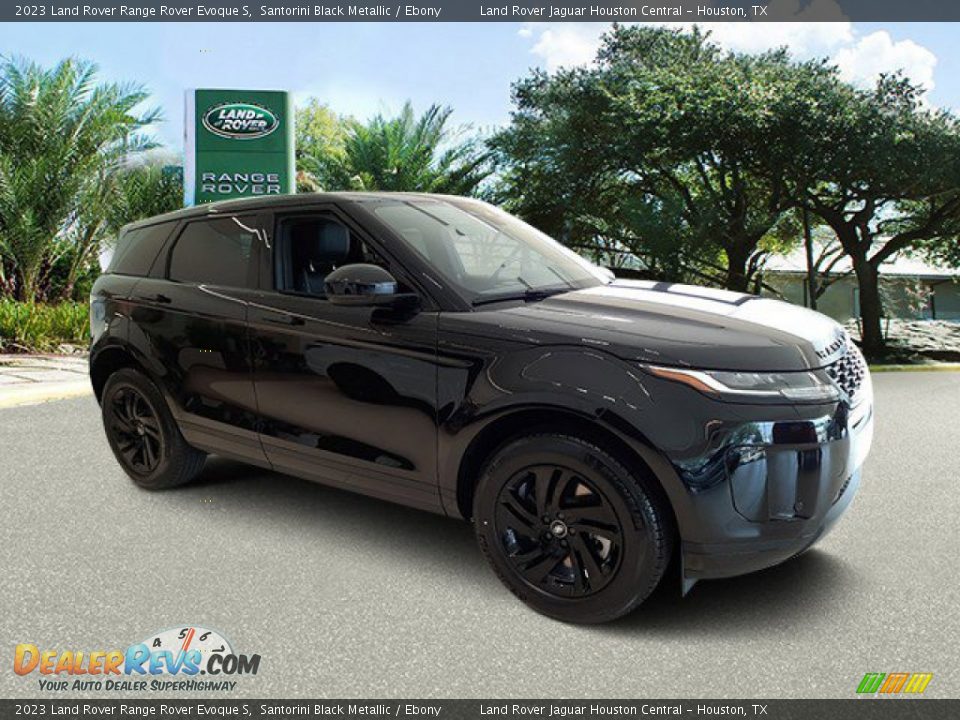 2023 Land Rover Range Rover Evoque S Santorini Black Metallic / Ebony Photo #12