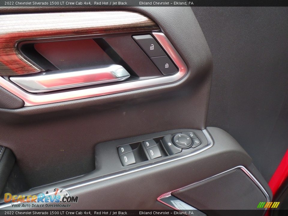 2022 Chevrolet Silverado 1500 LT Crew Cab 4x4 Red Hot / Jet Black Photo #17