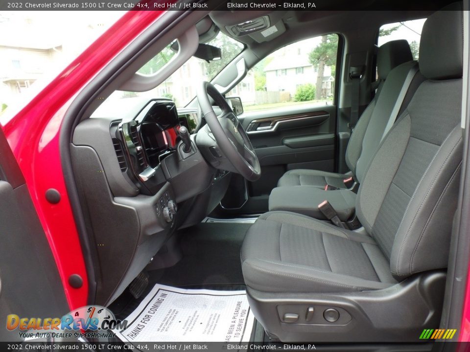 2022 Chevrolet Silverado 1500 LT Crew Cab 4x4 Red Hot / Jet Black Photo #19