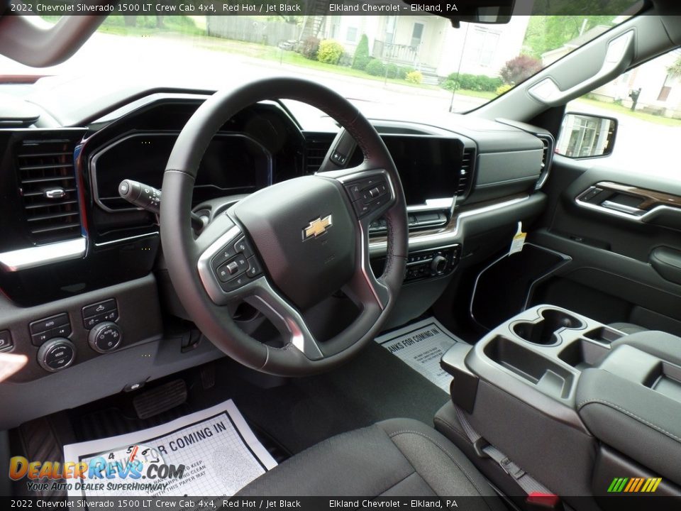 2022 Chevrolet Silverado 1500 LT Crew Cab 4x4 Red Hot / Jet Black Photo #20