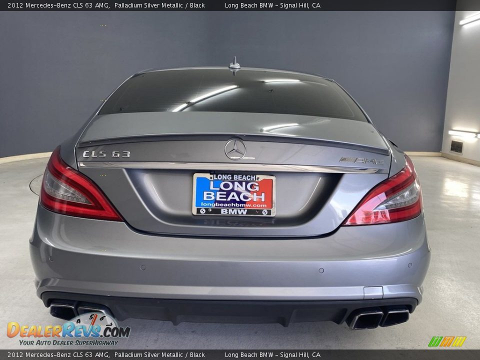 2012 Mercedes-Benz CLS 63 AMG Palladium Silver Metallic / Black Photo #4