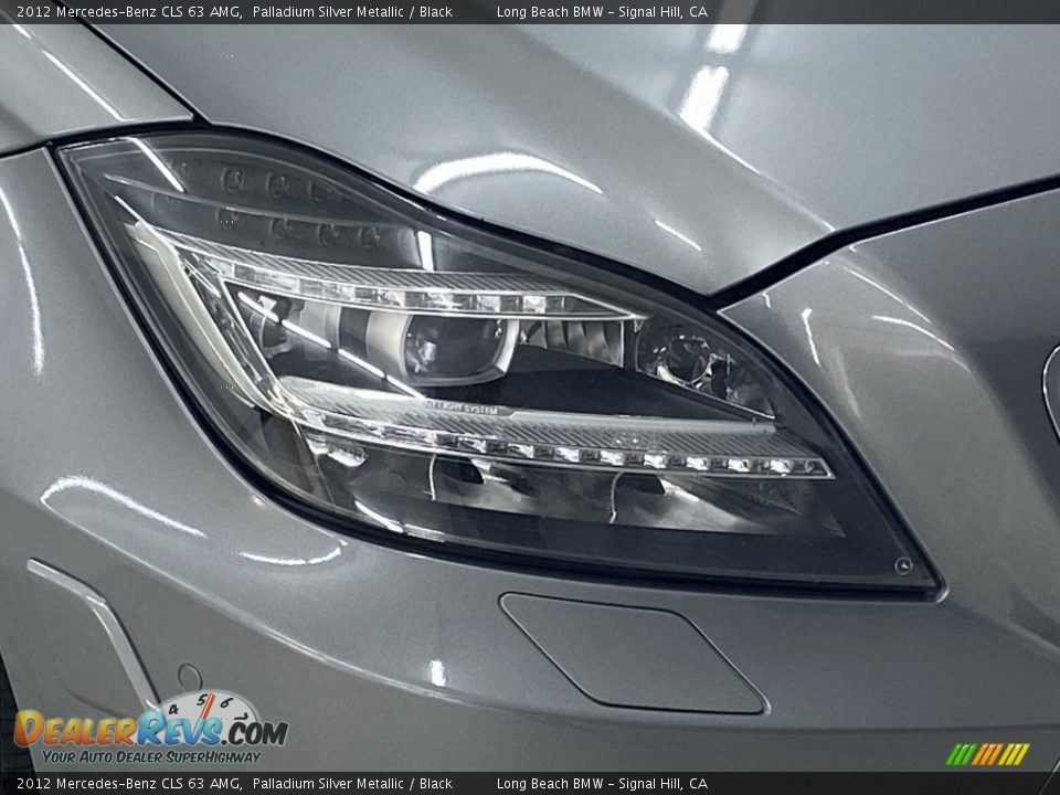 2012 Mercedes-Benz CLS 63 AMG Palladium Silver Metallic / Black Photo #6