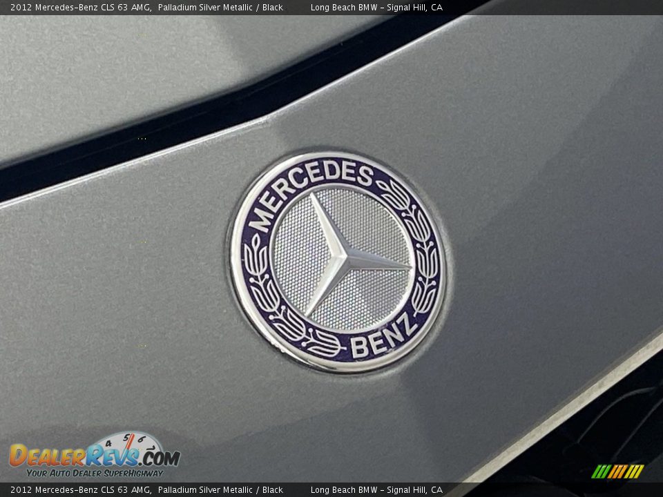 2012 Mercedes-Benz CLS 63 AMG Palladium Silver Metallic / Black Photo #7