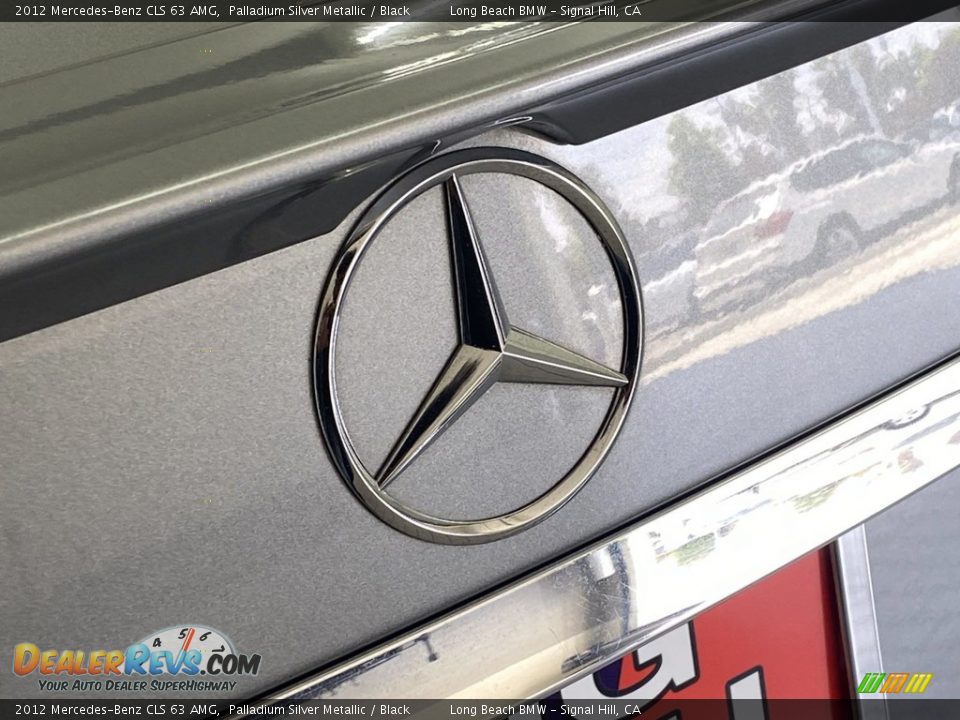 2012 Mercedes-Benz CLS 63 AMG Palladium Silver Metallic / Black Photo #9