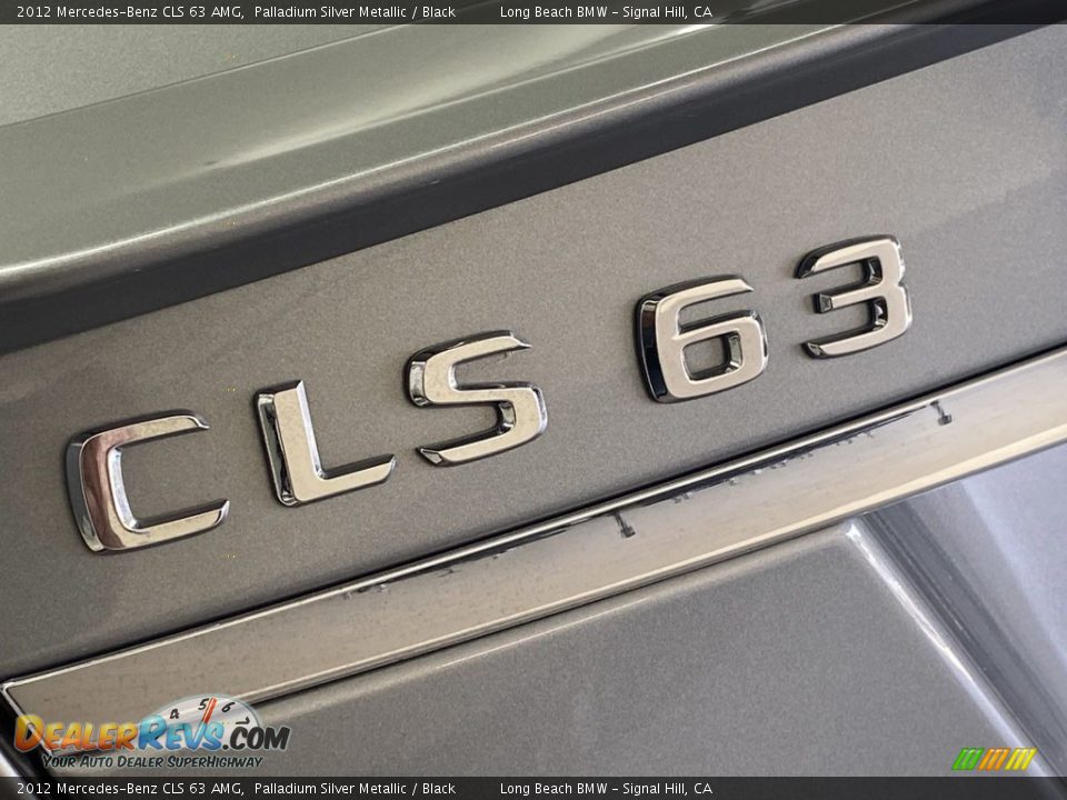 2012 Mercedes-Benz CLS 63 AMG Palladium Silver Metallic / Black Photo #10