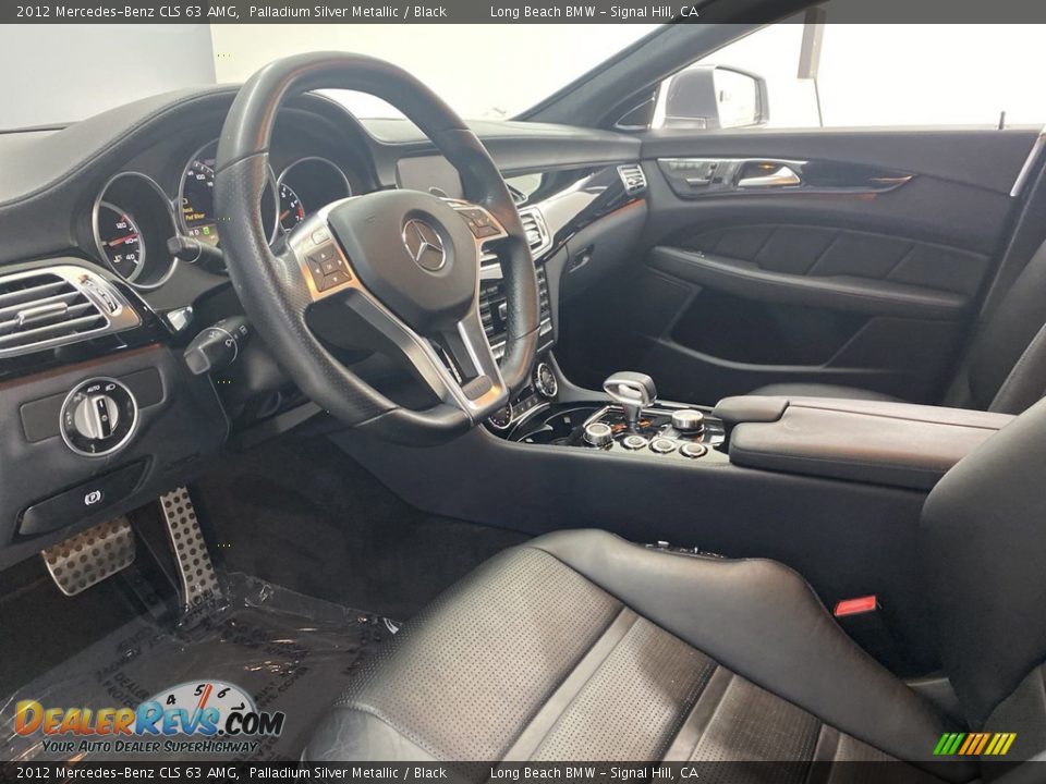 2012 Mercedes-Benz CLS 63 AMG Palladium Silver Metallic / Black Photo #15