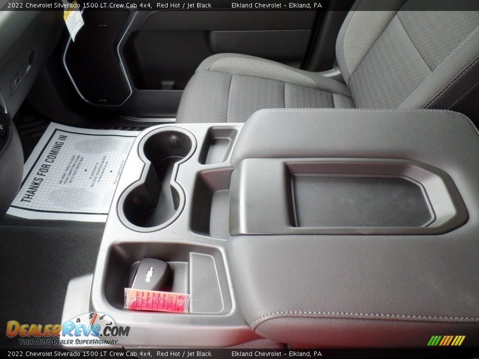 2022 Chevrolet Silverado 1500 LT Crew Cab 4x4 Red Hot / Jet Black Photo #36