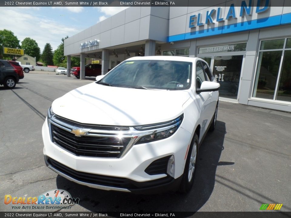 2022 Chevrolet Equinox LT AWD Summit White / Jet Black Photo #2