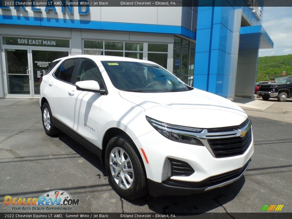 2022 Chevrolet Equinox LT AWD Summit White / Jet Black Photo #4