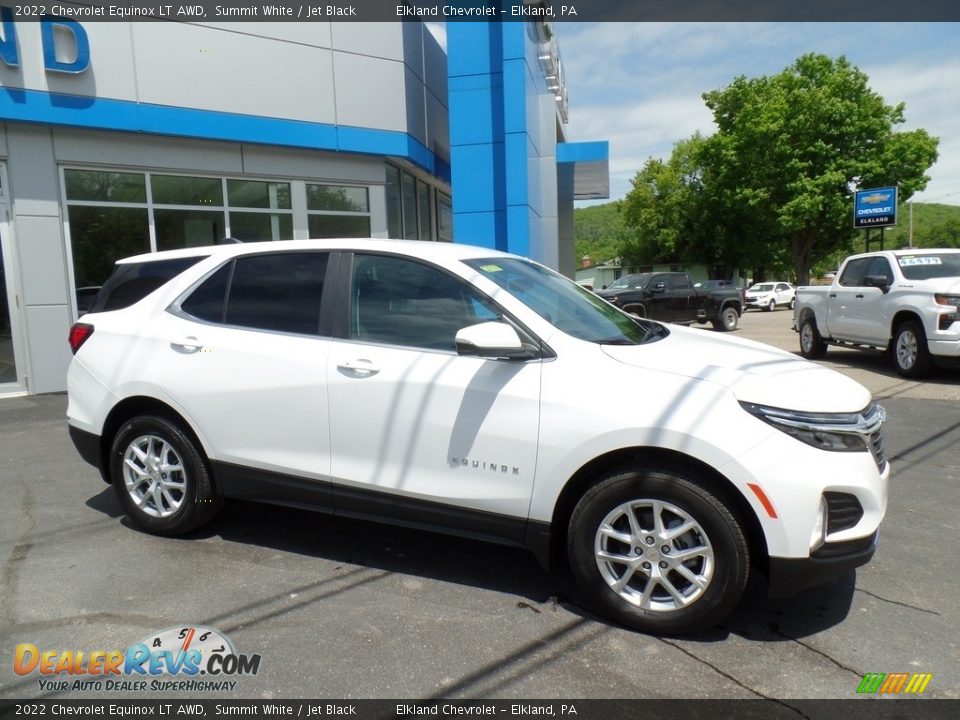 2022 Chevrolet Equinox LT AWD Summit White / Jet Black Photo #5