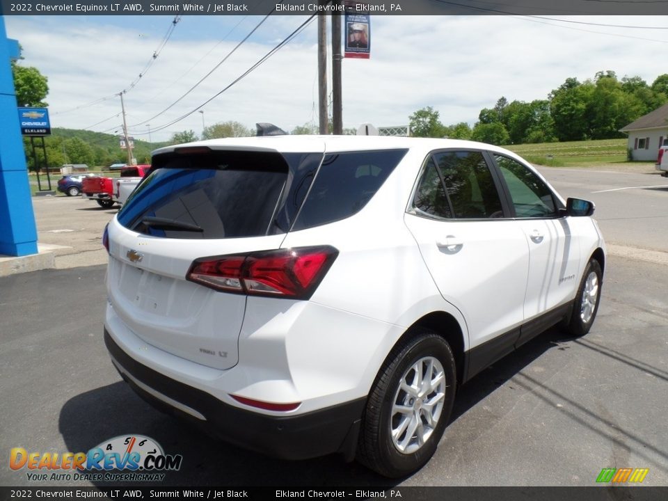 2022 Chevrolet Equinox LT AWD Summit White / Jet Black Photo #7