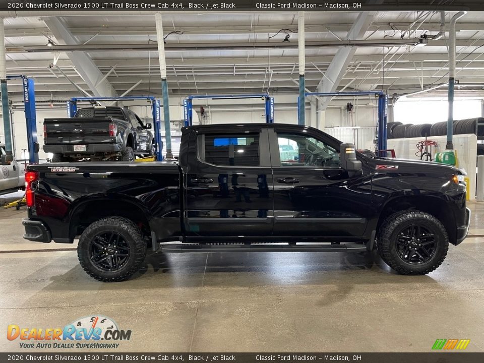 2020 Chevrolet Silverado 1500 LT Trail Boss Crew Cab 4x4 Black / Jet Black Photo #4