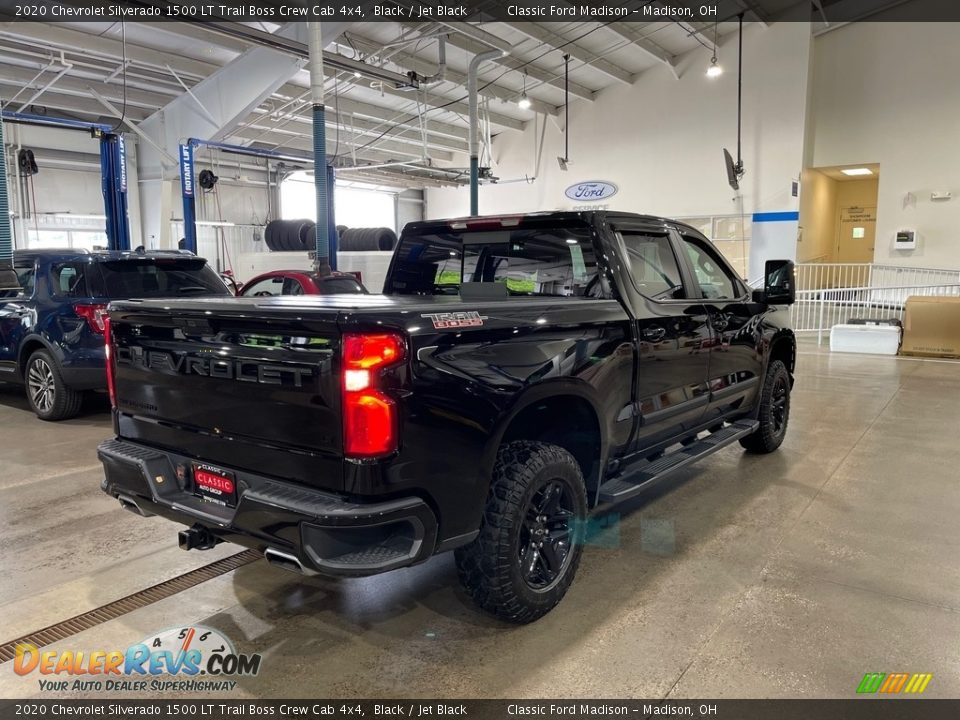 2020 Chevrolet Silverado 1500 LT Trail Boss Crew Cab 4x4 Black / Jet Black Photo #5