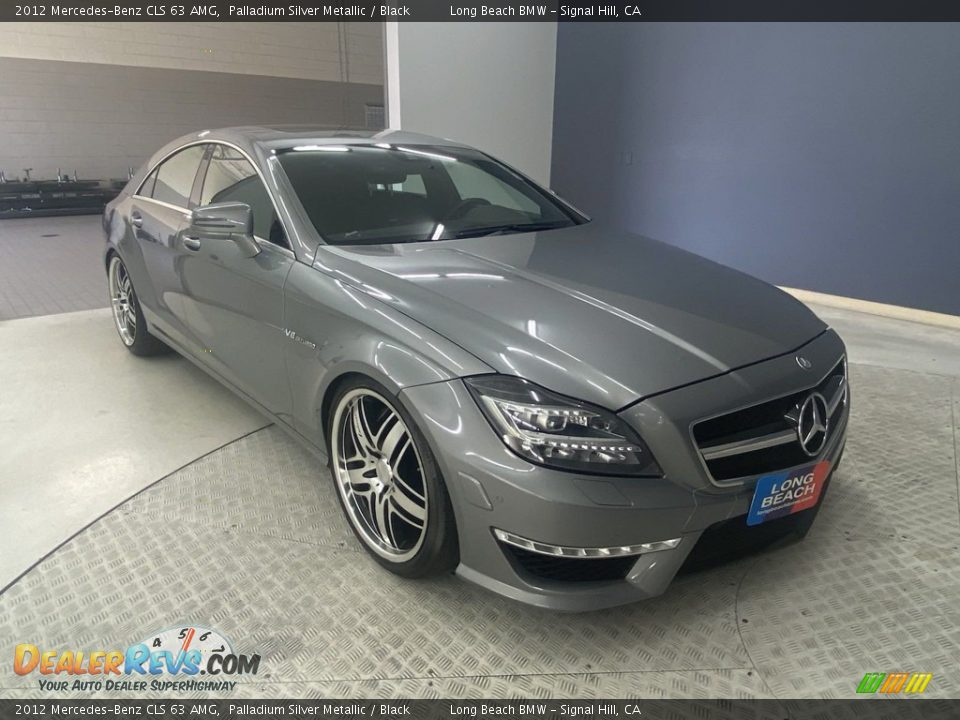 2012 Mercedes-Benz CLS 63 AMG Palladium Silver Metallic / Black Photo #36