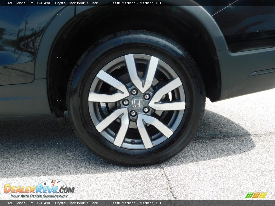 2020 Honda Pilot EX-L AWD Crystal Black Pearl / Black Photo #5