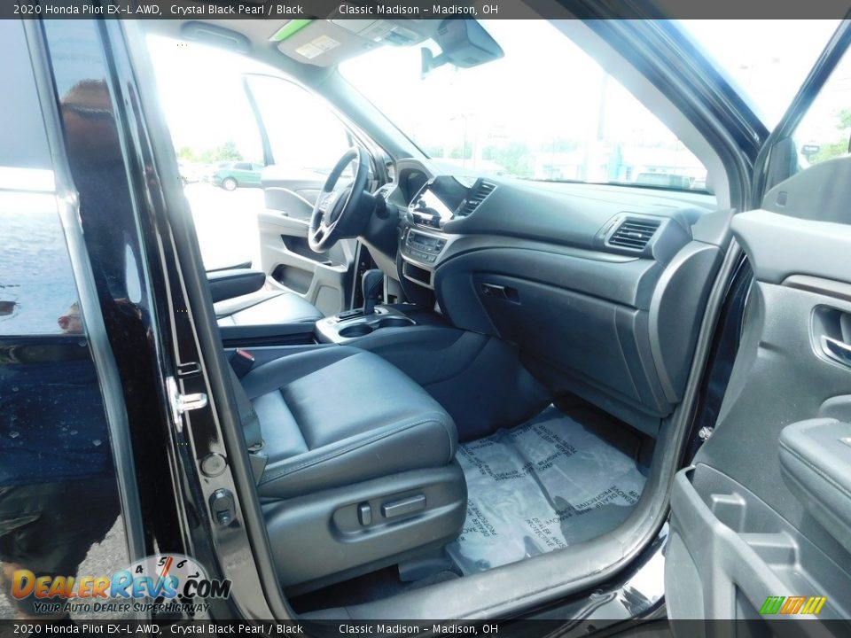 2020 Honda Pilot EX-L AWD Crystal Black Pearl / Black Photo #7