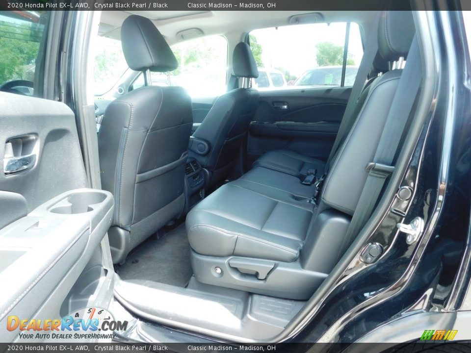 2020 Honda Pilot EX-L AWD Crystal Black Pearl / Black Photo #14