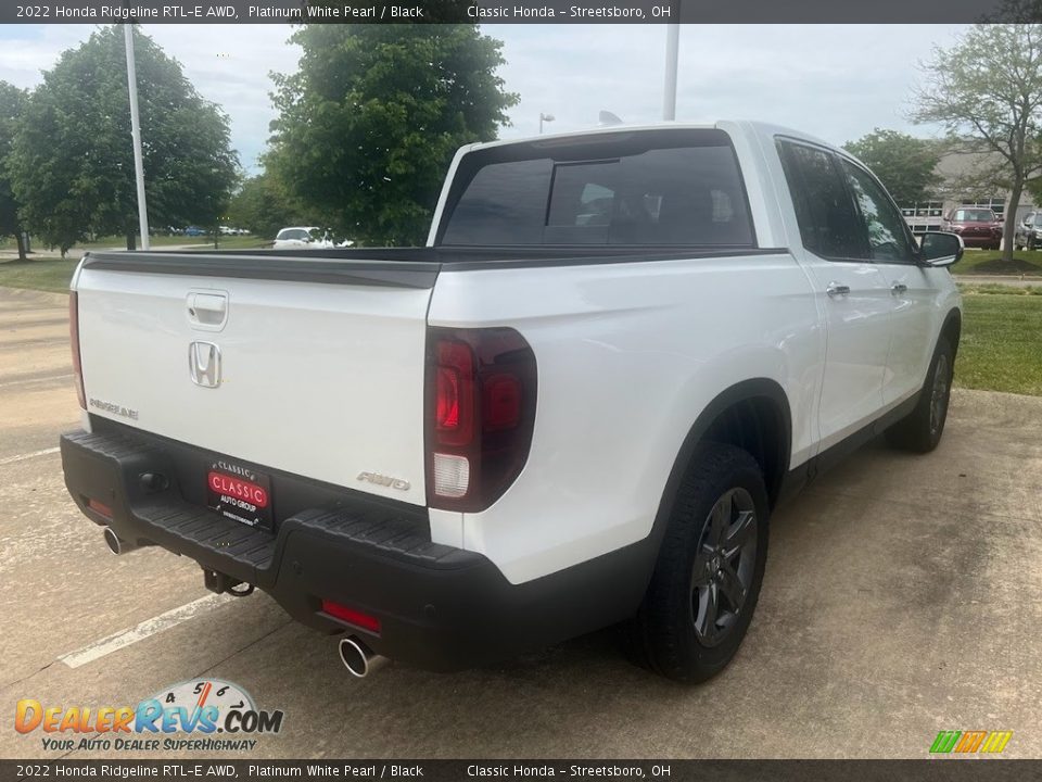 2022 Honda Ridgeline RTL-E AWD Platinum White Pearl / Black Photo #4