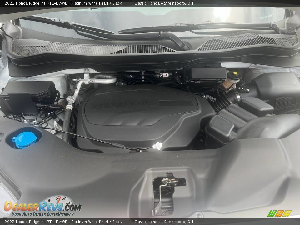 2022 Honda Ridgeline RTL-E AWD Platinum White Pearl / Black Photo #9