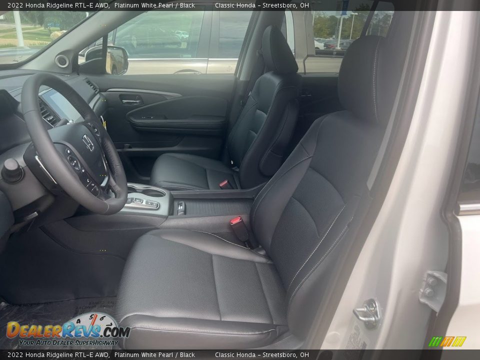 2022 Honda Ridgeline RTL-E AWD Platinum White Pearl / Black Photo #11