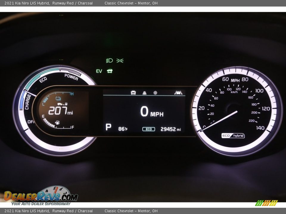 2021 Kia Niro LXS Hybrid Gauges Photo #8