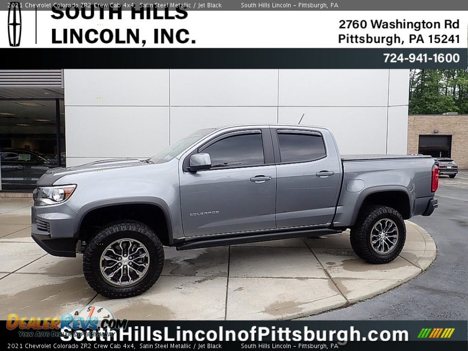 2021 Chevrolet Colorado ZR2 Crew Cab 4x4 Satin Steel Metallic / Jet Black Photo #1