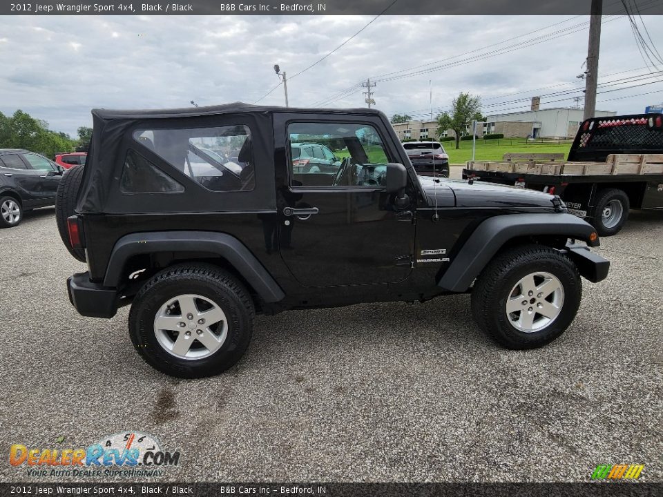 2012 Jeep Wrangler Sport 4x4 Black / Black Photo #1