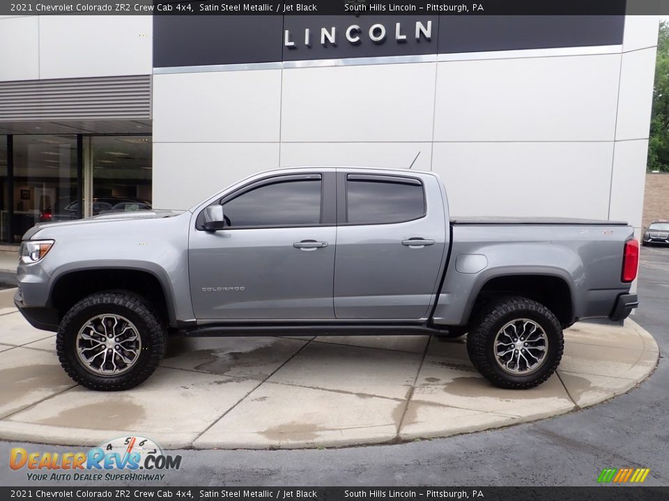 Satin Steel Metallic 2021 Chevrolet Colorado ZR2 Crew Cab 4x4 Photo #2