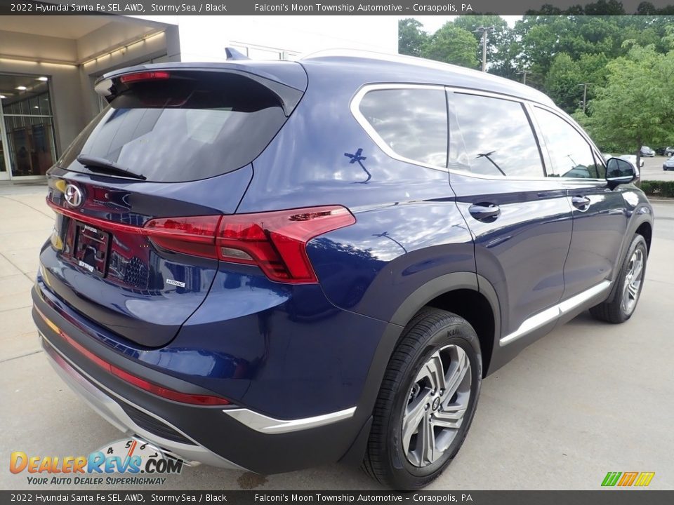 2022 Hyundai Santa Fe SEL AWD Stormy Sea / Black Photo #2