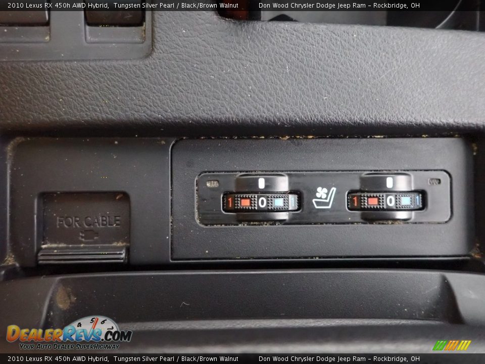 2010 Lexus RX 450h AWD Hybrid Tungsten Silver Pearl / Black/Brown Walnut Photo #3