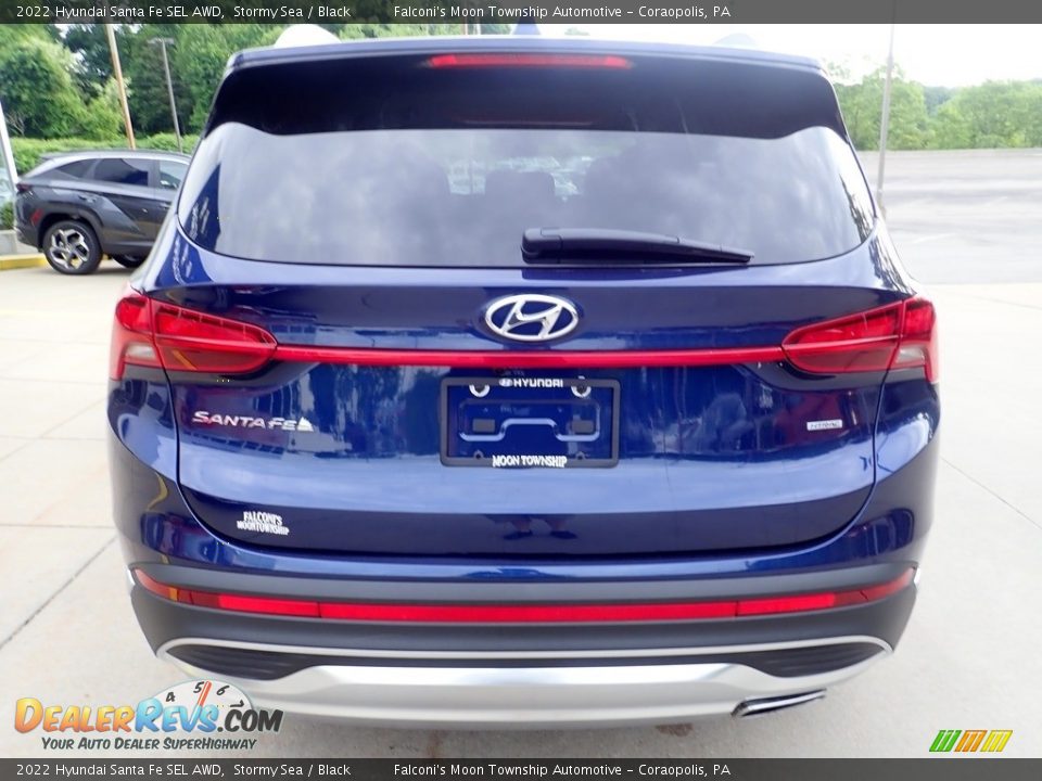 2022 Hyundai Santa Fe SEL AWD Stormy Sea / Black Photo #3