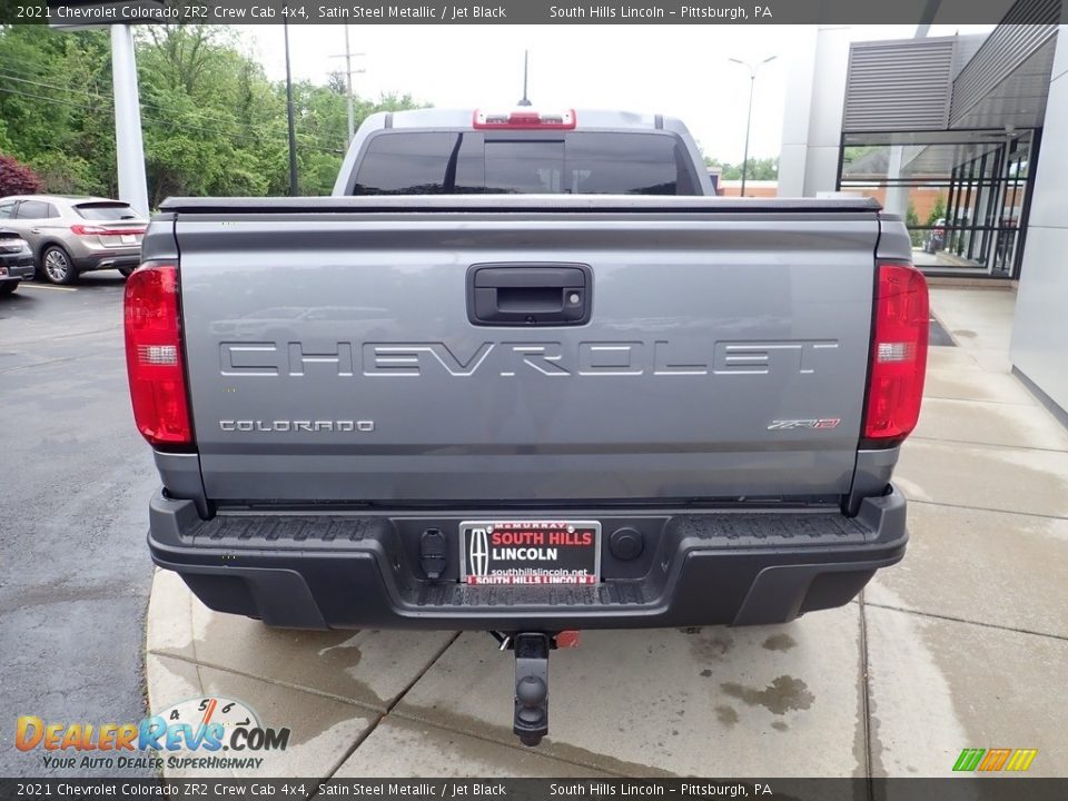 2021 Chevrolet Colorado ZR2 Crew Cab 4x4 Satin Steel Metallic / Jet Black Photo #4