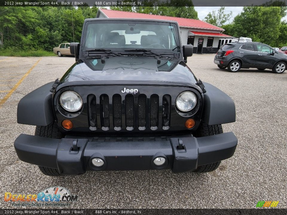 2012 Jeep Wrangler Sport 4x4 Black / Black Photo #4