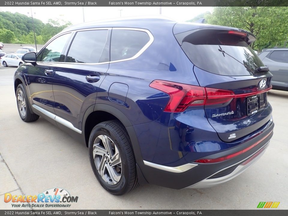 2022 Hyundai Santa Fe SEL AWD Stormy Sea / Black Photo #5