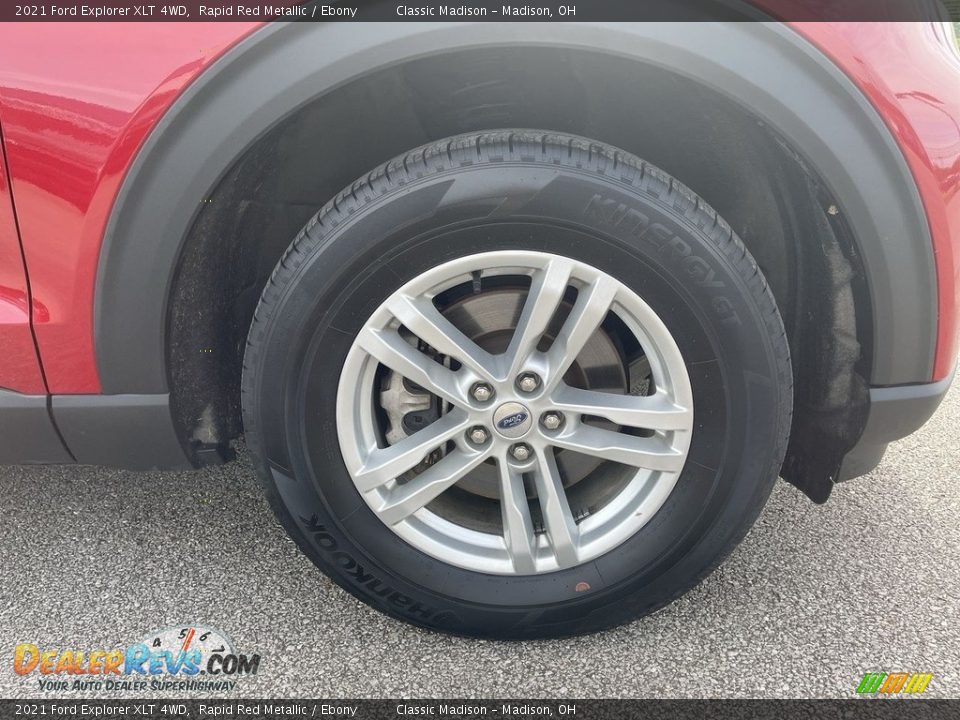 2021 Ford Explorer XLT 4WD Rapid Red Metallic / Ebony Photo #5