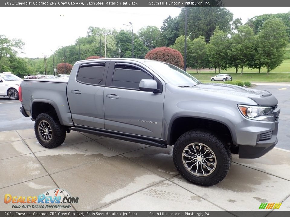 Satin Steel Metallic 2021 Chevrolet Colorado ZR2 Crew Cab 4x4 Photo #6