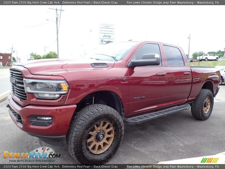 2020 Ram 2500 Big Horn Crew Cab 4x4 Delmonico Red Pearl / Black/Diesel Gray Photo #1