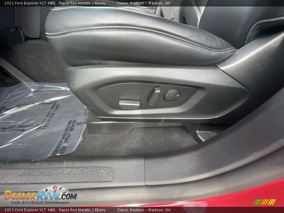 2021 Ford Explorer XLT 4WD Rapid Red Metallic / Ebony Photo #7