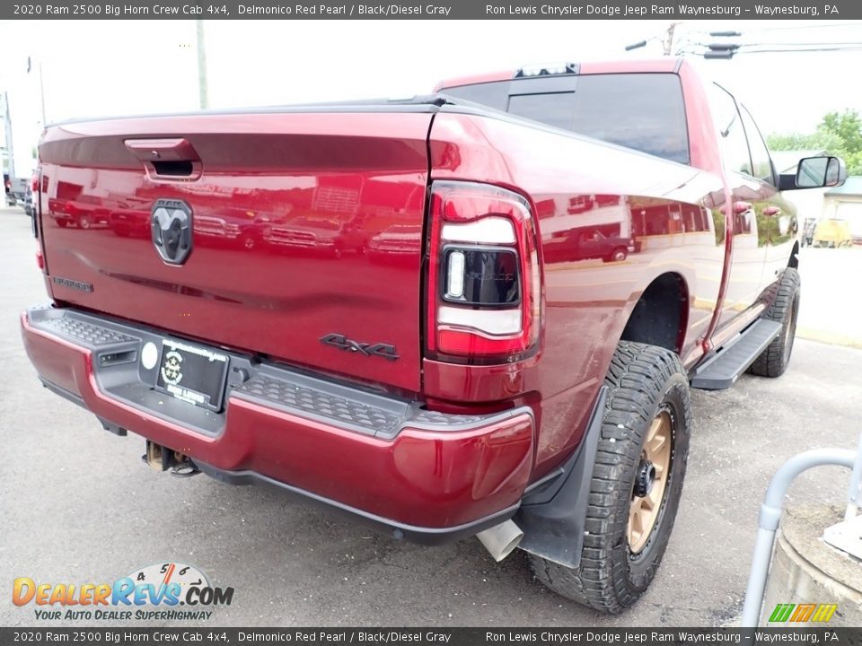 2020 Ram 2500 Big Horn Crew Cab 4x4 Delmonico Red Pearl / Black/Diesel Gray Photo #3