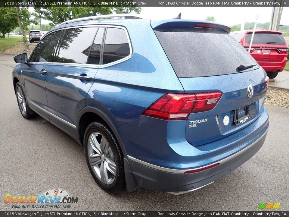 2018 Volkswagen Tiguan SEL Premium 4MOTION Silk Blue Metallic / Storm Gray Photo #6