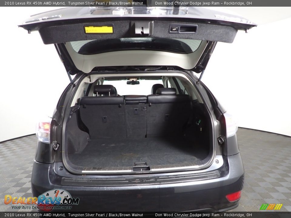 2010 Lexus RX 450h AWD Hybrid Tungsten Silver Pearl / Black/Brown Walnut Photo #12