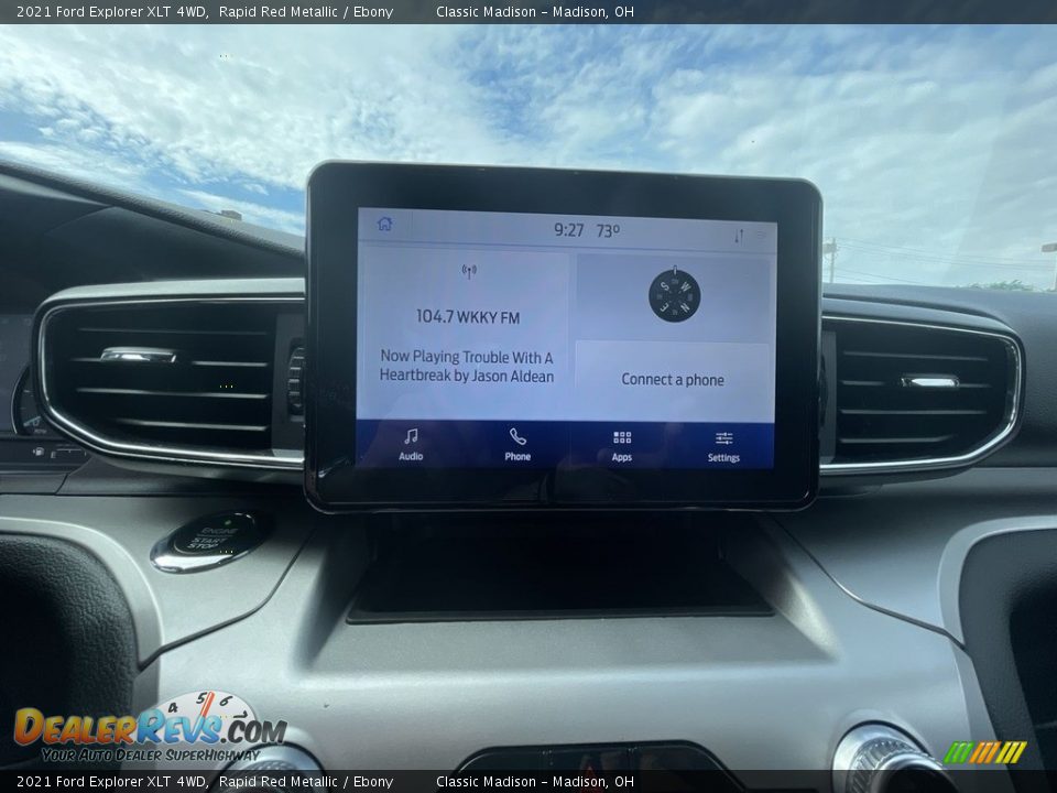 2021 Ford Explorer XLT 4WD Rapid Red Metallic / Ebony Photo #11