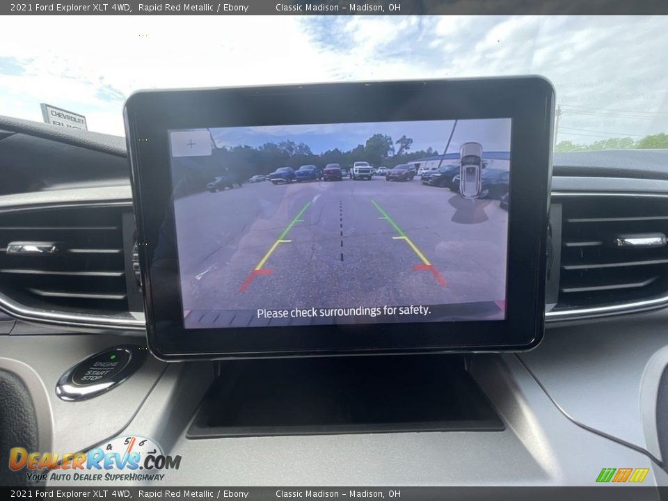2021 Ford Explorer XLT 4WD Rapid Red Metallic / Ebony Photo #12