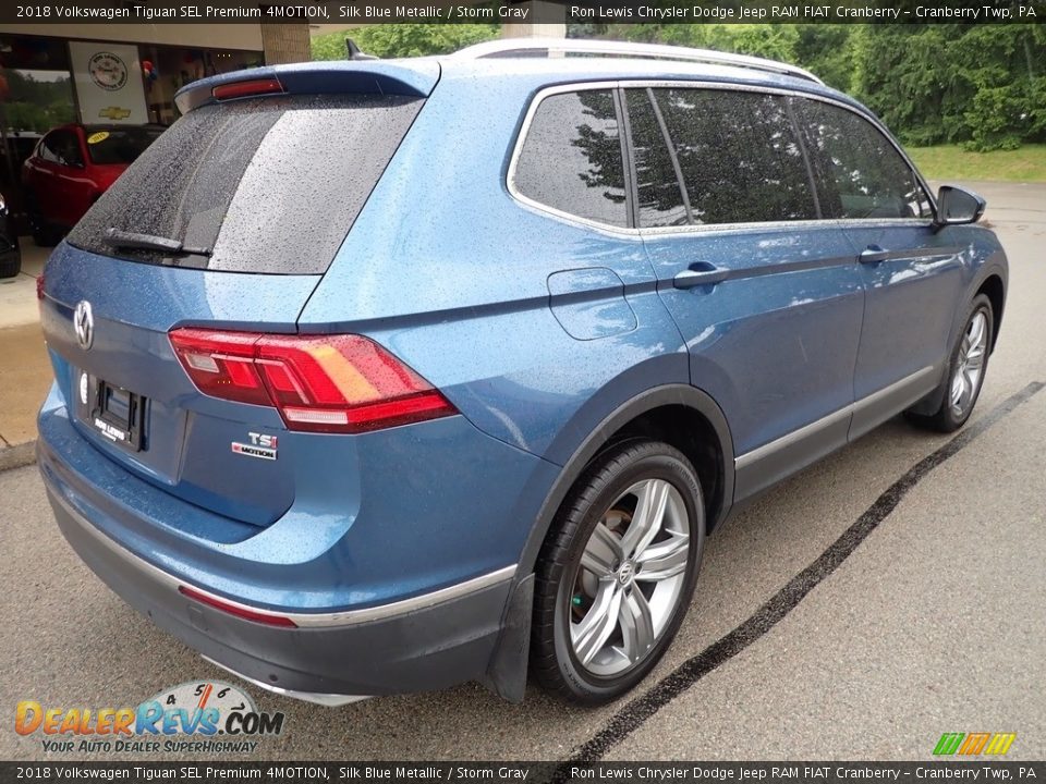 2018 Volkswagen Tiguan SEL Premium 4MOTION Silk Blue Metallic / Storm Gray Photo #9