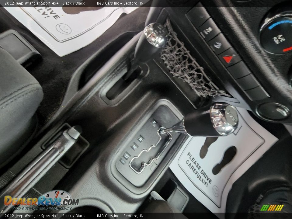 2012 Jeep Wrangler Sport 4x4 Black / Black Photo #15